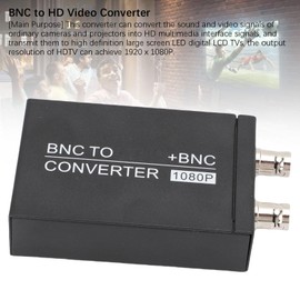 BNC to HDMI Converter Adapter 1080P HD Output with Audio, Metal Housing Signal Converter for CCTV Camera DVR Monitor TV Projector System Australia