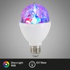 Briloner Leuchten 0528-003 LED Partylicht, Disco Lichteffekte, selbstdrehend, Farbwechsel, Leuchtmittel,