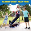 JOYIN Juego de baloncesto para niños con 4 bolas y