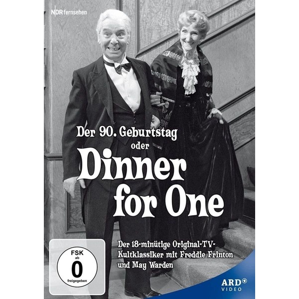 Dinner for One ( Der 90. Geburtstag oder Dinner for One ) ( The 90th Birthday, or Dinner for One (Dinner for 1) ) [ NON-USA FORMAT, PAL, Reg.2 Import - Germany ]