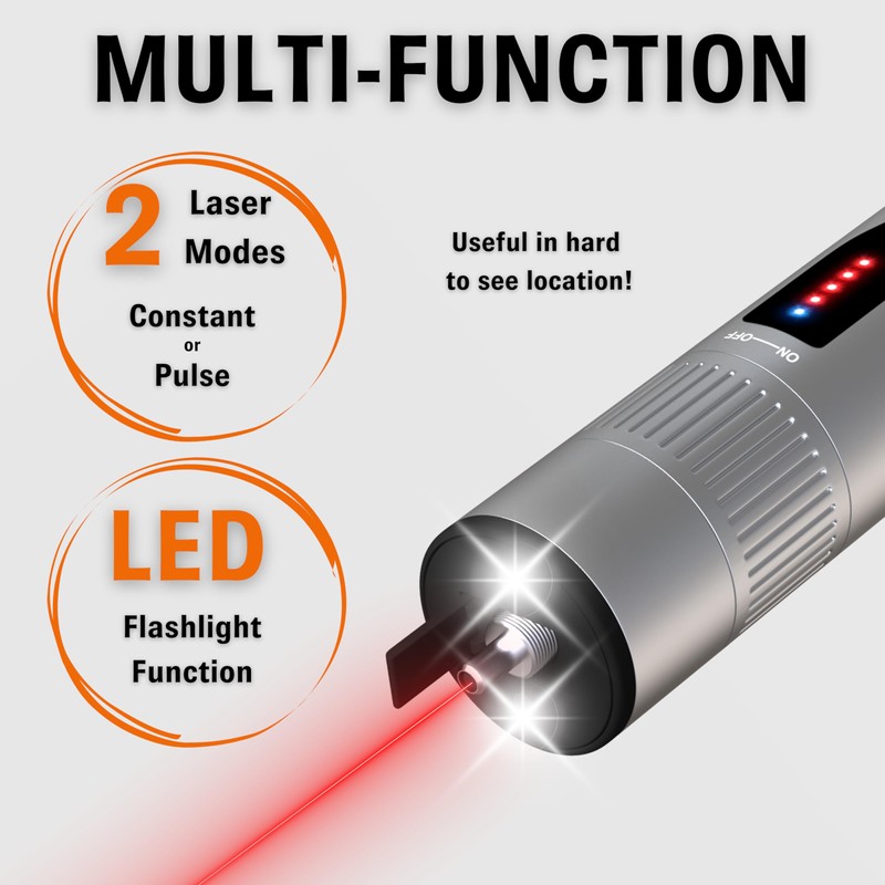 Sysotek Visual Fault Locator - Rechargeable Red Light VFL Fiber