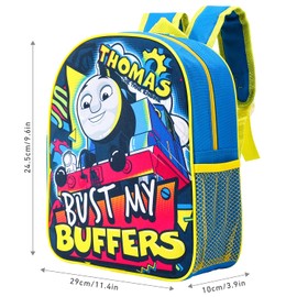 Fancy Thomas the Tank Engine Kids Childrens Backpack School Rucksack Travel Bag Boys Girls with side mesh pocket Multicolour