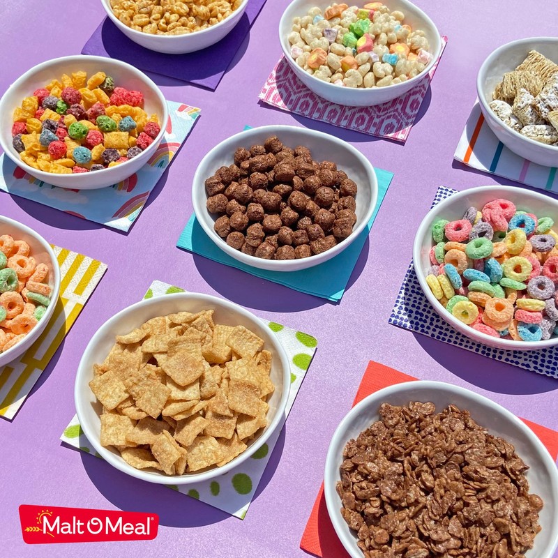 Malt-O-Meal Raisin Bran Cereal, Wheat Flakes and Raisins Breakfast Cereal,
