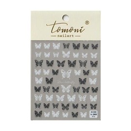 Nail Nara Tomo Nail Sticker 256 Lace Butterfly (S7570125) / 토모 네일스티커 256 레이스나비 (S7570125)