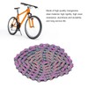Dilwe Colourful Bicycle Chain, Manganese Steel 10-Way Rainbow Chain with
