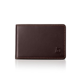 Kings Loot Wallet for Men | Minimalist Slim RFID Blocking Leather Design with Cash Pocket & Card Pull Strap | Holds 1-15 Cards | Stylish & Durable Wallets (Umber)