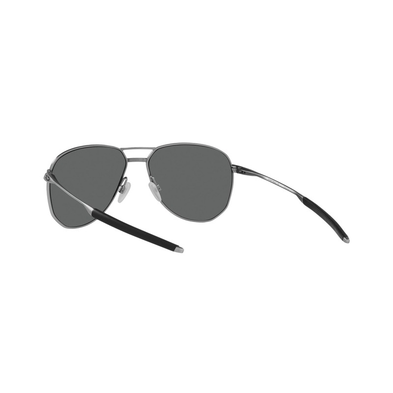 Oakley Mens OO6050 Contrail TI Aviator Sunglasses, Satin Chrome/Prizm Black