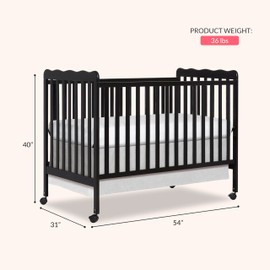 Dream On Me Carson Classic 3-in-1 Convertible Crib in White