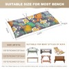 ThinMay Outdoor Bench Cushion 47inches Waterproof & Fade Resistant Patio