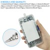 144Pcs 304 Stainless Steel Bead Ball Chain Connector Kit,Roman Vertical