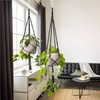 LECHUZA - Accessories Macrame Hanger Boho 90 cm Black Cotton