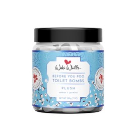 Wabi Whiffs Fizzing Toilet Bombs – Plush | Natural Bathroom Deodorizer | Odor Eliminator Tablets for Freshness & Cleanliness | Eco-Friendly Septic Safe Tablets | 60 Count |