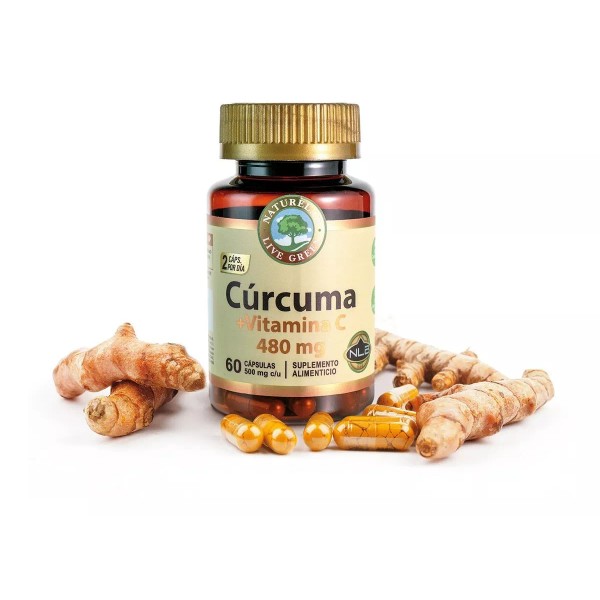 Naturelab Cúrcuma + Vitamina C- Antioxidante - 60 Cápsulas - Naturelab