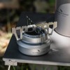 Boundless Voyage Titanium Spirit Burner Mini Alcohol Stove with Brackets