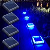 Lacasa Blue Solar Deck Lights 4 Pack, Dusk to Dawn