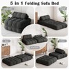 DSNAPE Folding Futon Sofa Bed, Single Size Convertible Sleeper Chair