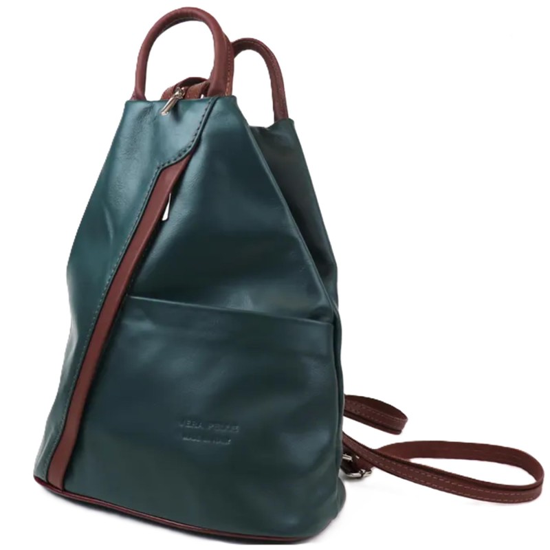 Handbag Bliss Womens Vera Pelle Super Soft Italian Leather Backpack