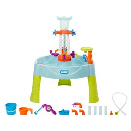 Little Tikes Flowin’ Fun Water Table - Kids’ Outdoor Water Playset with Interchangeable Pipes, Faucets, Tower & Accessories - Encourages Creativity & Sensory Exploration - Ideal for Ages 2 to 5 Years