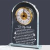 Arikyrist Crystal Desk Clock Gifts for Mom from Daughter Son Birthday Mother's Day I Love You Presents for Mommy Home Christmas Keepsakes for Her Table Decor