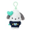 Sanrio 182672 Mascot Holder (Denim Patch) Pochacco Plush Keychain