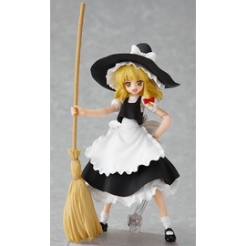 Figma Touhou Project Marisa Kirizami, Total Height: Approx. 5.3 inches (13.5 cm), ABS & PVC Pre-painted Action Figure