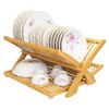 Totally Bamboo Eco Collapsible Dish Drying Rack, Natural Bamboo