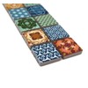 Mosaic Borde Multicoloured Retro Look Ceramic Matt Square Wall Floor