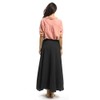 Aeslech Long Maxi Skirts for Women, Elastic Waist Flowing Bohemian