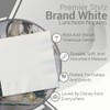 White Beverage Party Napkins, 40 Ct.