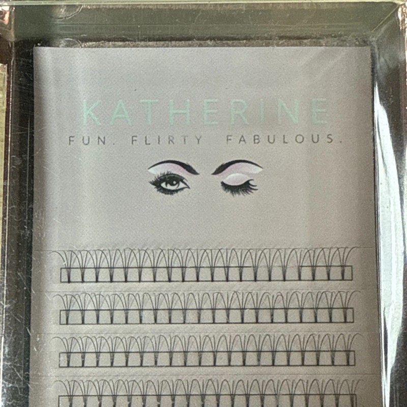 Katherine Eyelash Extensions 8mm, 3D, C Curl / 240 Individual