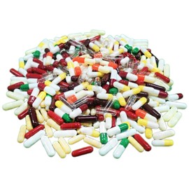 Cointech empty pill empty capsules 1000 pieces 1 pack 100mg~500mg capacity, 1 set, green white 100mg, 1000 tablets / 코인텍 빈알약 공캡슐 1000개1팩 100mg~500mg용량, 1세트, 녹백100mg, 1000정