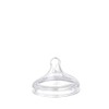 Lifefactory Stage 3 (6+ Months) Wide Neck Silicone Nipple, 1-Pack,Clear,LG8636