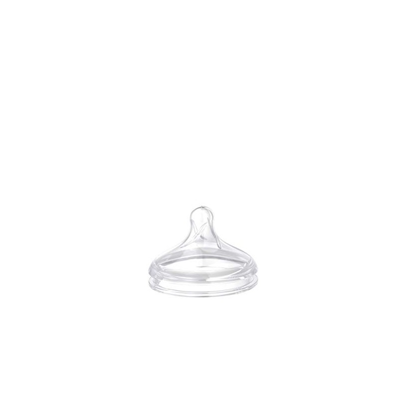 Lifefactory Stage 3 (6+ Months) Wide Neck Silicone Nipple, 1-Pack,Clear,LG8636