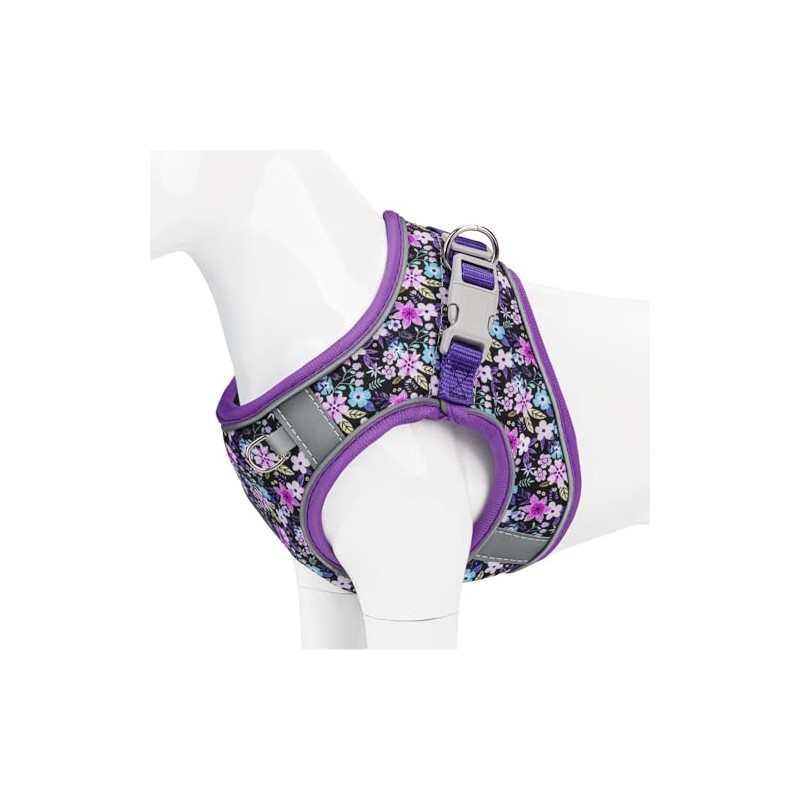 Dog Harness Small Sized Dog - No Pull Reflective Adjustable