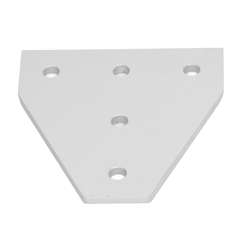 5Pcs Tie Plate 5 Holes Aluminum Robust Reinforced Connecting Mending