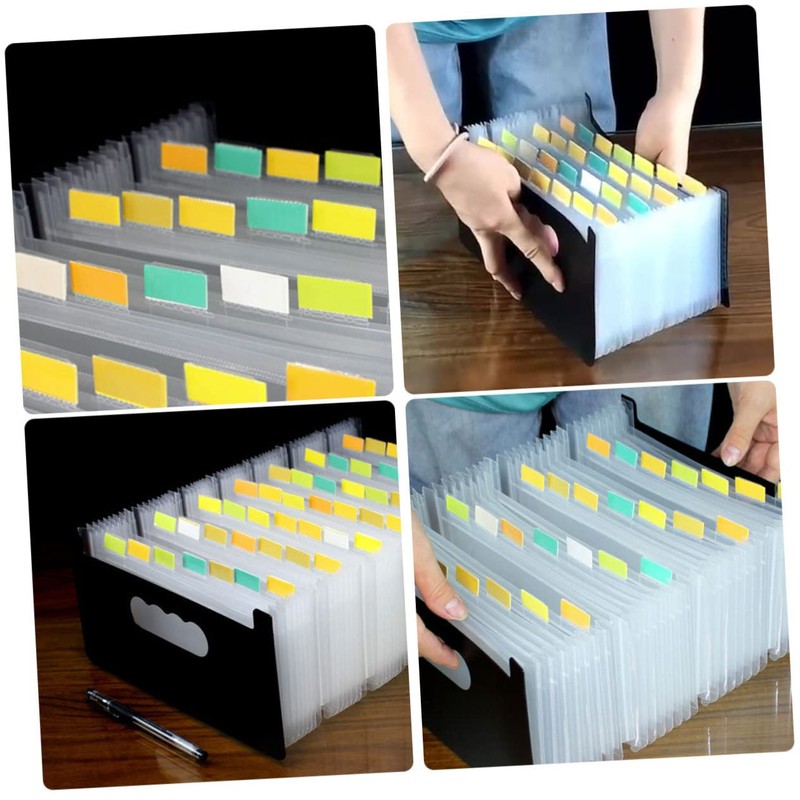 Operitacx Document Holder Bag Labels Multi-Functional File Folder Easy to