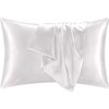 2 Pack Silky Pillowcase -Real Silk Pillowcase for Women Men