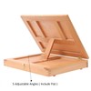 MEEDEN Table Sketch Box Easel -Portable Solid Beech Tabletop Wood