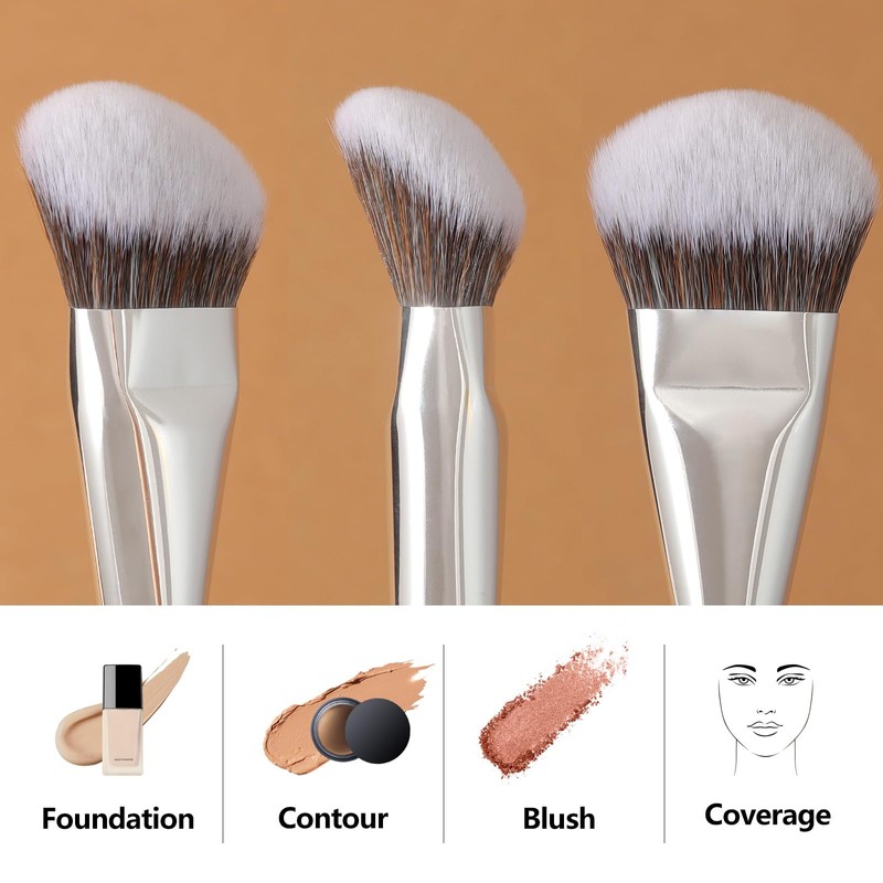 Albeaut Foundation Brush Contour Blush Angled Contoured for Flawless Face