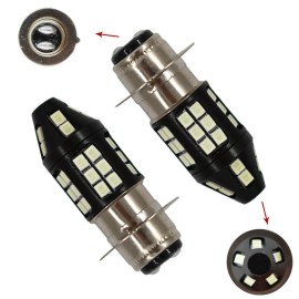 SHENKENUO 2X P15D H6M LED Headlight Bulbs For Yamaha Banshee 350 YFZ350 1988-2006 8000K