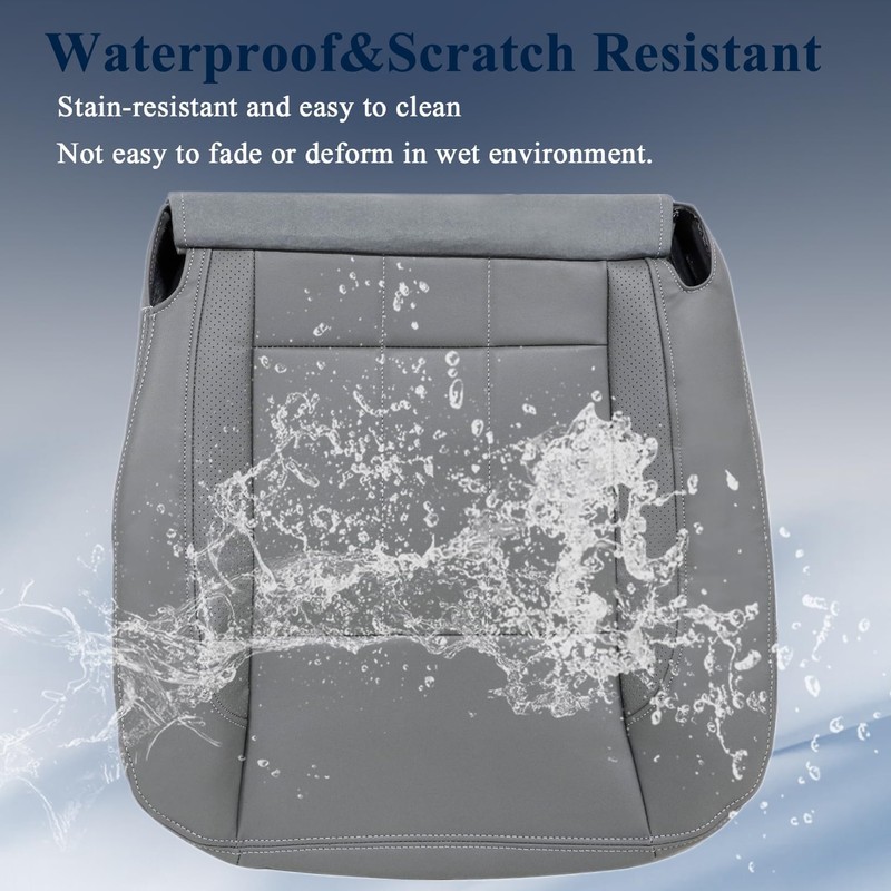 NLQR Front Driver and Passenger Side Bottom Replacement Seat Covers