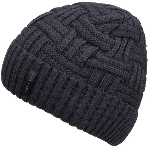 Men's Winter Slouchy Beanie Hat Warm Knit Cap Wool Baggy