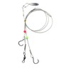 Circle Hook Rigs with 49 Strands Steel Leaders-Saltwater Surf Fishing