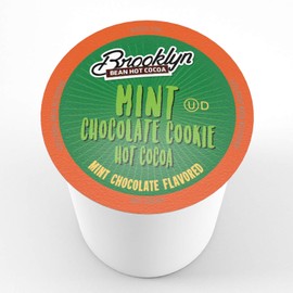 Brooklyn Bean Roastery Mint Chocolate Cookie Single-Cup Hot Cocoa for Keuirg K-Cup Brewers, 40 Count