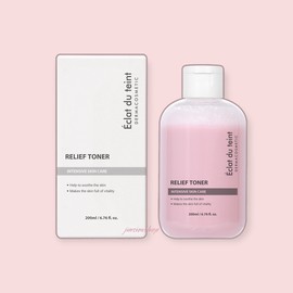 Eclat Dutin Relief Calamine Toner 200ml Soothes sensitive oily troubled skin / 에끌라뒤땅 릴리프 칼라민 토너 200ml 민감 지성 트러블 예민피부 진정