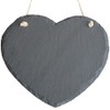 Slate Heart for Hanging Large Approx. 20 cm Door Sign