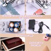 Handheld Sewing Machine, with Elegant Wooden Sewing Box and 153-Piece