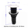 UCTOP STORE Stainless Steel and Plastic Air Activated Switch Button
