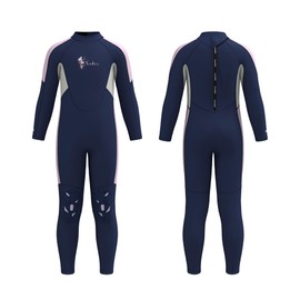 XUKER Kids Wetsuit for Boys Girls Toddlers 3mm Thermal Full Length Back Zip Wetsuit
