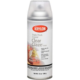 Krylon K01303007 Acrylic Spray Paint Crystal Clear in 11-Ounce Aerosol, 2 Pack